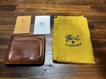 일비종떼 IL BISONTE 접이식 지갑 브라운