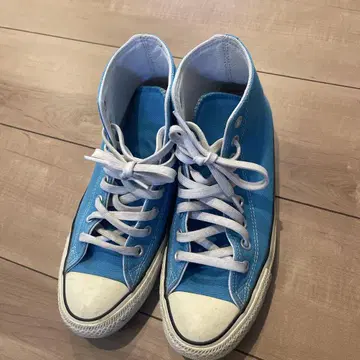 Converse 올스타 하이컷 스니커즈 파랑