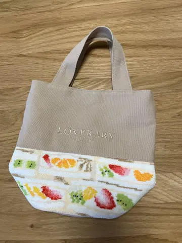 페이러 토트백 후르츠 샌드 베이지