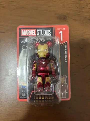 [ 새상품 ] MARVEL 아이언맨 마크3 베어브릭 1번