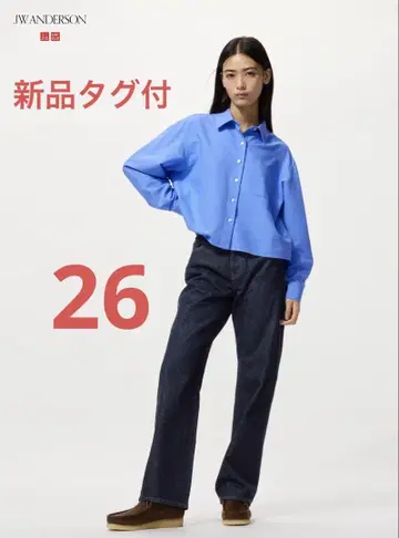 새상품 유니클로 JW ANDERSON 스트레이트 청바지 26
