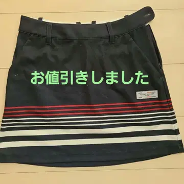 TOMMY HILFIGER 스트라이프 골프 스커트