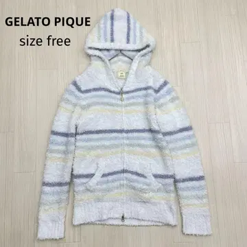 GELATO PIQUE 보더 복슬복슬 자켓 룸웨어