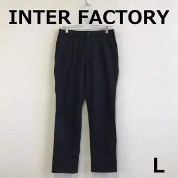 A0922A08 [ INTER FACTORY ] 원턱 스트레이트 팬츠