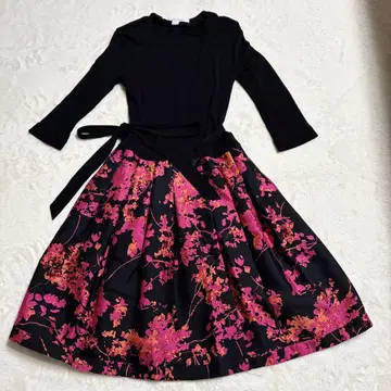 Diane Von Furstenberg 랩 원피스 플라워 프린트