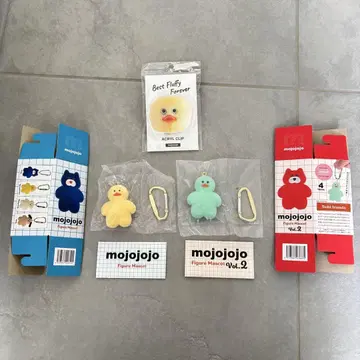 mojojojo 피규어 페이스 마스코트 클립 병아리 3세트