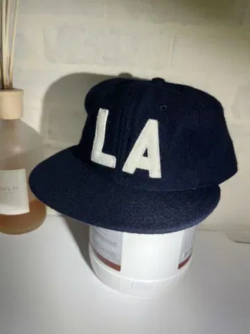 LA 자수 네이비 캡 made in USA