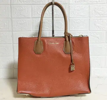 no37454 마이클코어스 천연 가죽 가죽 핸드 토트 백