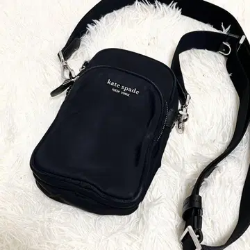 [새상품급] 케이트 스페이드 스마트폰 숄더 나일론 블랙