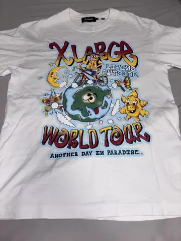 XLARGE 월드 투어 티셔츠