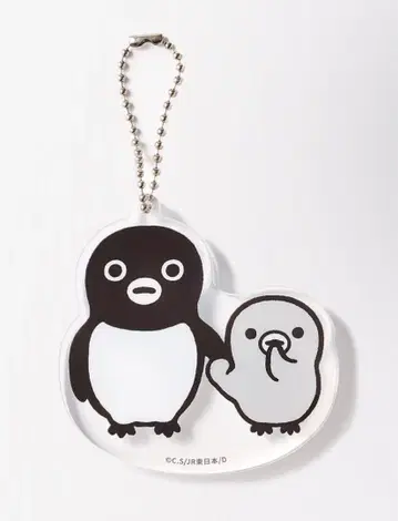 Suica 펭귄 흔들흔들 아크릴 키체인 (지이이잇)