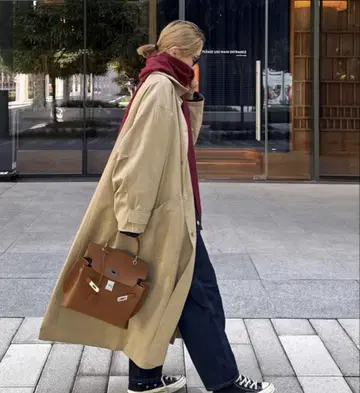 FASHIRU 스텐카라 코트-롱/beige
