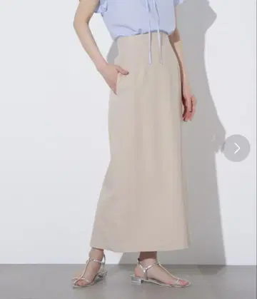 N. 롱 스커트 베이지