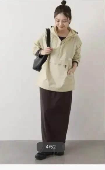 THE NORTH FACE NP22333 아노락 베이지 후드티
