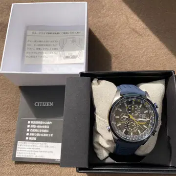 CITIZEN 손목시계 네이비 크로노그래프 블루엔젤스 모델