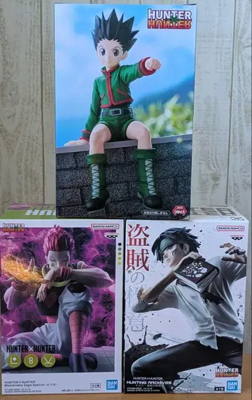 HUNTER x HUNTER 곤 클로로 히소카 피규어 3세트