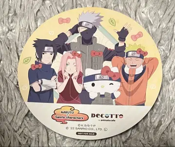 NARUTO 산리오 코스터 나루토 사스케 사쿠라 카카시