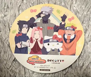 NARUTO 산리오 코스터 나루토 사스케 사쿠라 카카시