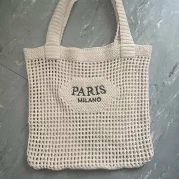 PARIS MILANO 메쉬 편 핸드백
