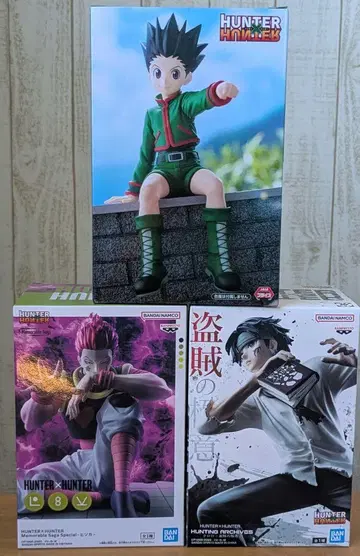 HUNTER x HUNTER 곤 클로로 히소카 피규어 3세트