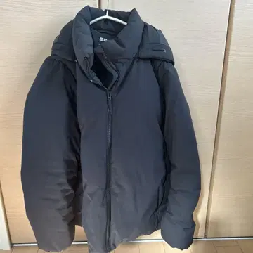 UNIQLO 하이브리드 다운 파카 블랙 XL