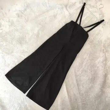GU 살로펫 와이드 팬츠 사이즈 M 블랙 올인원