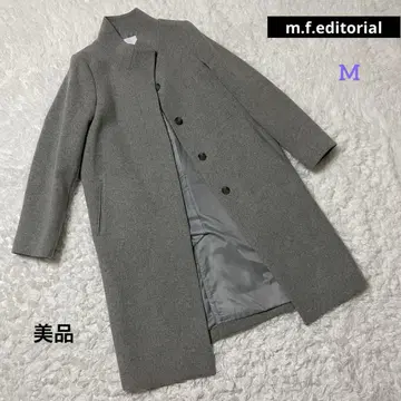 m.f.editorial 롱 코트 그레이 새상품급 M 여성용 돌려입기