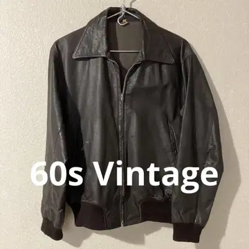 60s 재팬 빈티지 싱글 가죽 자켓 쇼와 레트로