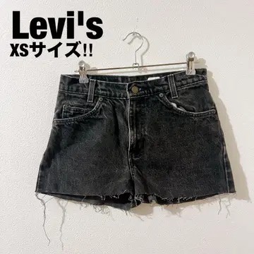[ a2529 ] Levi's 새상품급 데님 숏팬츠 블랙 데님 XS