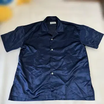 SOCIAL WEAR 네이비 반팔 셔츠 M