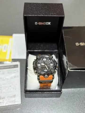 G-SHOCK 머드 레지스트 손목시계 오렌지