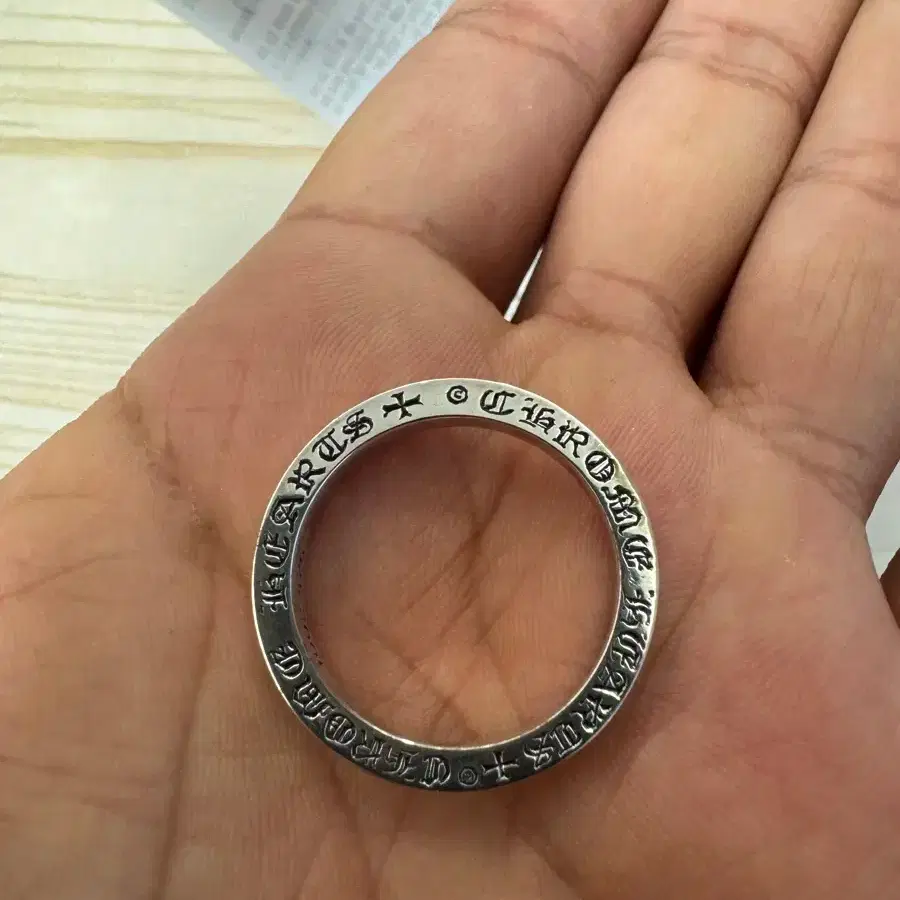 크롬하츠 스페이서 플레인 링 us12