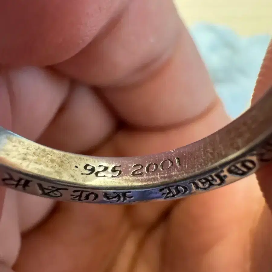 크롬하츠 스페이서 플레인 링 us12