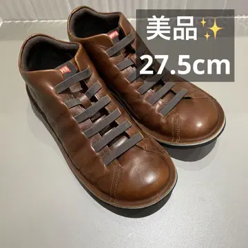 새상품급 Camper Beetle 가죽 브라운 43 27.5 비틀
