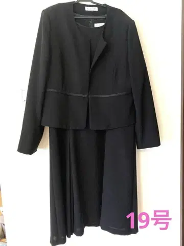 [ 새상품급 ] 시마무라 빅 사이즈 블랙 원피스 정장 19호 2세트 예복