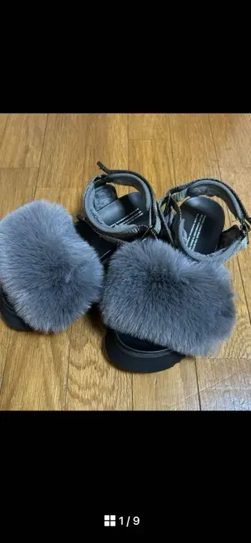 [메종 매버릭] 겨울 샌들 청키 하이킹 샌들 그레이