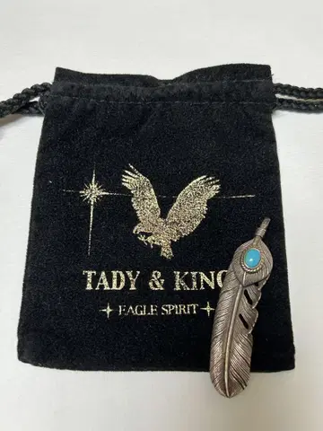TADY & KING 페더 목걸이 터콰이즈 (봉투 없음)