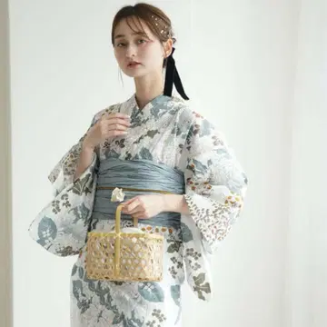 utatane 세퍼레이트 유카타 스카이블루