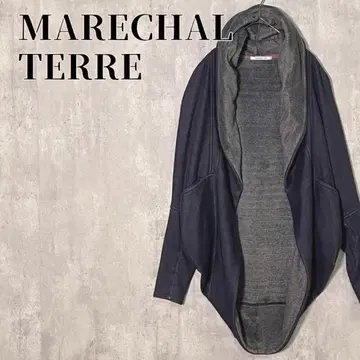 MARECHAL TERRE 빅 실루엣 숄카라 보아 안감 판초
