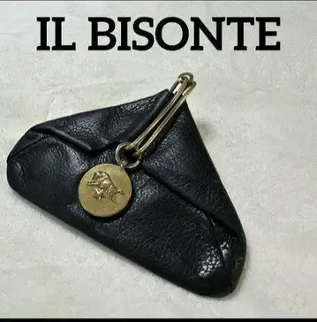 IL BISONTE (일비종떼) 삼각형 가죽 코인 케이스
