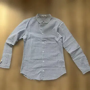 남성용 깅엄 체크 셔츠 CARVEN