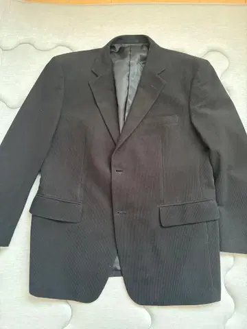 블랙 코듀로이 테일러드 자켓