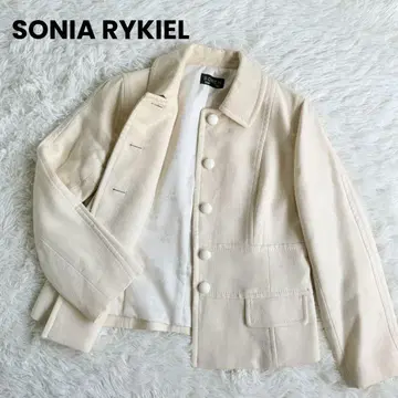 소니아 리키엘 자켓 숏코트 스탠칼라 3L 울