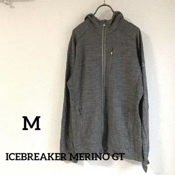 ICEBREAKER 풀 집업 후드티 [ M ] 그레이