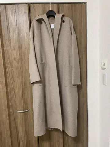 후디 코트 베이지