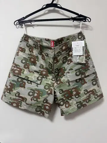 a 카모 패턴 숏팬츠