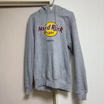 하드 록 카페 후드티 M 라이트 그레이 락 구제 의류 멋진