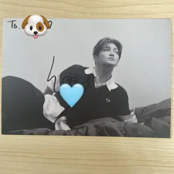 TWS 지훈 본국 사인