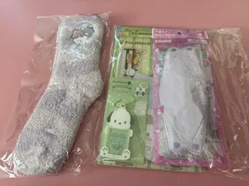 [새상품] 산리오 세트 키키라라 시나모롤 쿠로미 포차코