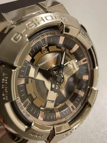 G-SHOCK beautiful people 골드 손목시계